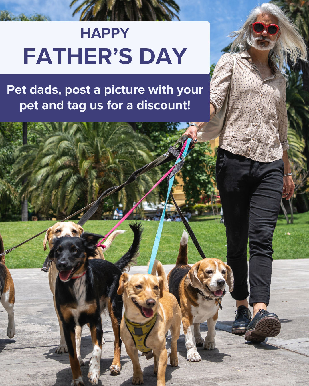 Father's graphic social graphic